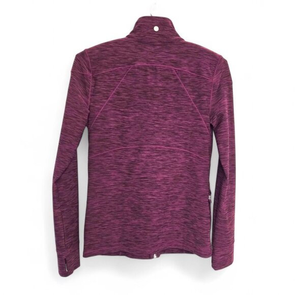 Talbots Womens Full-Zip Purple Heather Jacket Small Lightweight Activewear - Picture 3 of 11